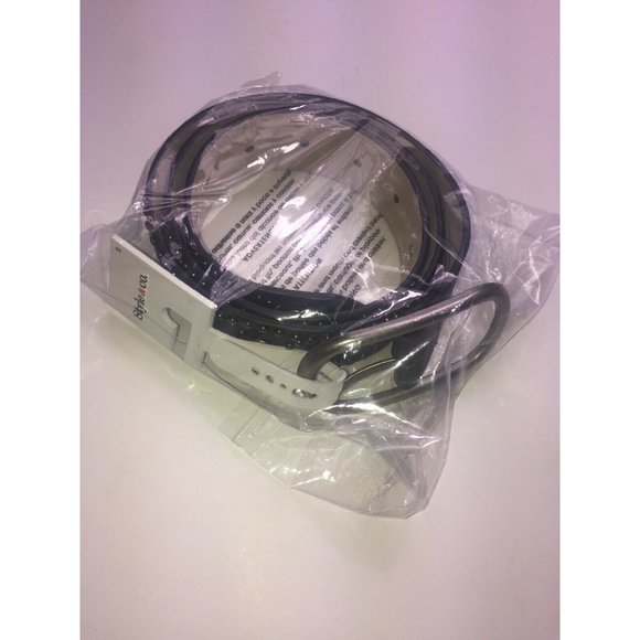 Style & Co. Rhinestone Oval Pant Belt, Size Small - Picture 5 of 8